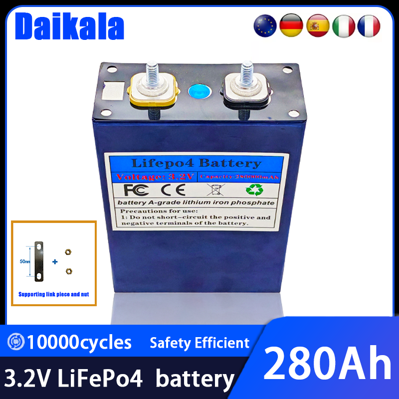Renewable Energy House - YENİ 3.2V 280Ah LiFePO4 Pil Güneş