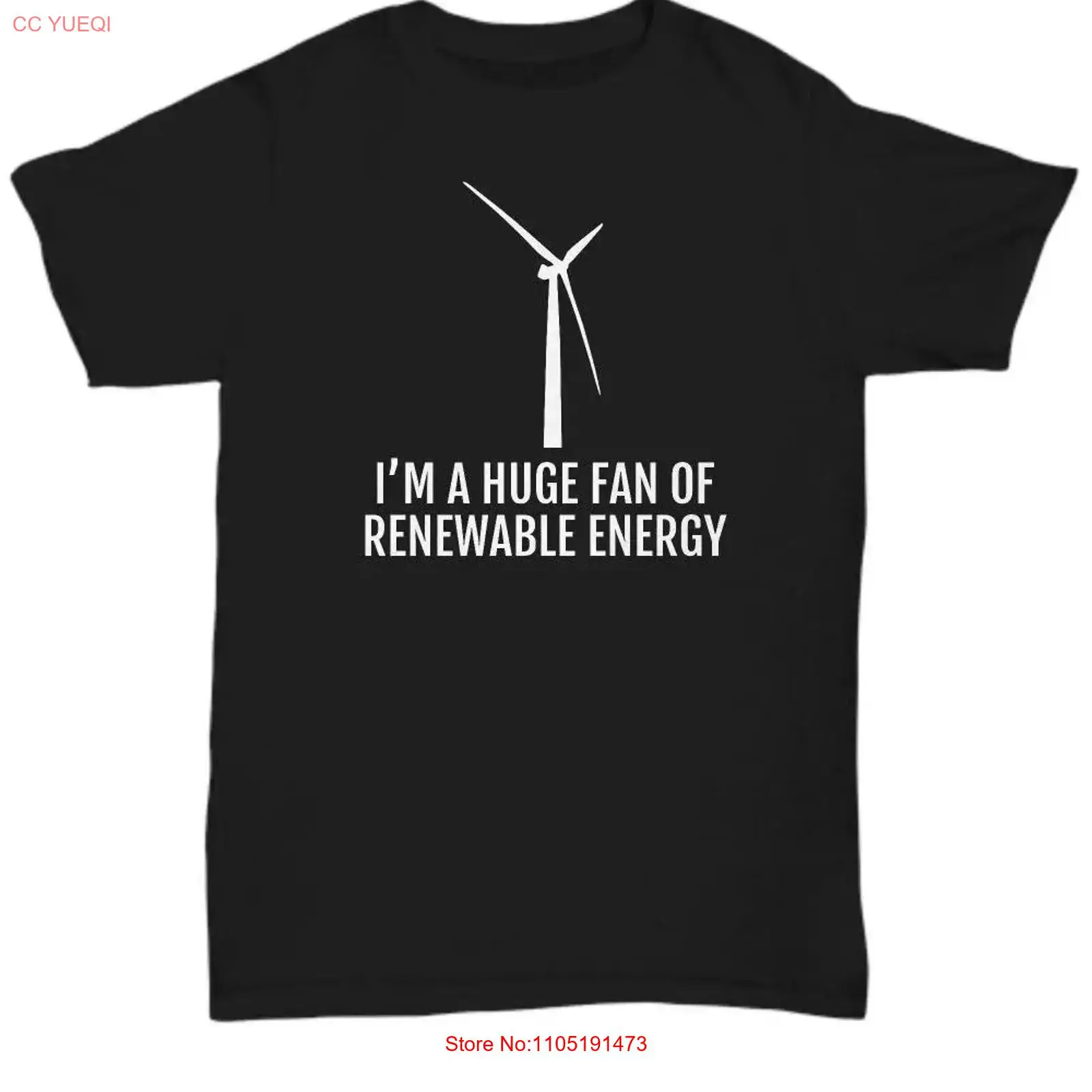 Renewable Energy In China - Rüzgar Enerjisi Tişörtü Temiz İklim Değişikliği