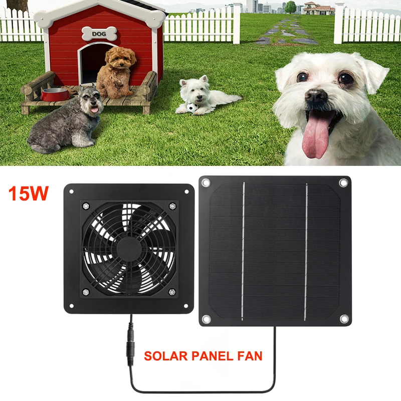Renewable Energy House - 15W güneş egzoz fanı hava çıkarıcı