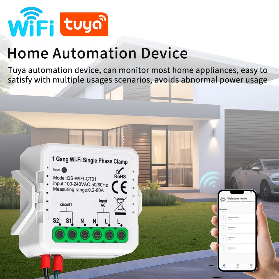 Tuya Akıllı Wifi Enerji Ölçer  - Renewable Energy House incelemesi ve fiyatı
