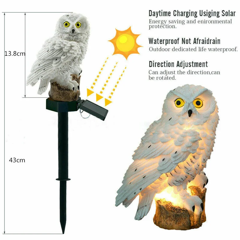 Güneş Enerjili LED Baykuş Hayv - Renewable Energy House incelemesi ve fiyatı