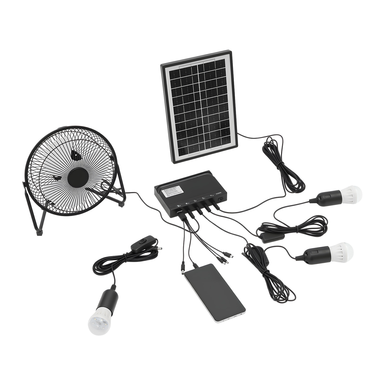 100-240V Güneş Enerjili Fan ve - Renewable Energy House incelemesi ve fiyatı